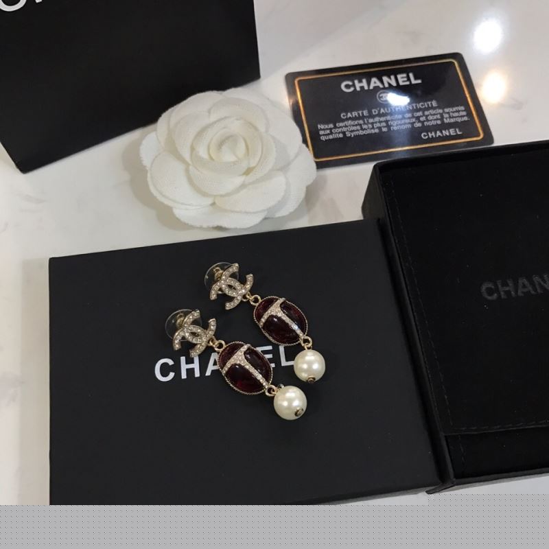 Ch*el earrings